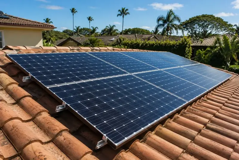 Installation de panneaux solaires à Grand-Auverné